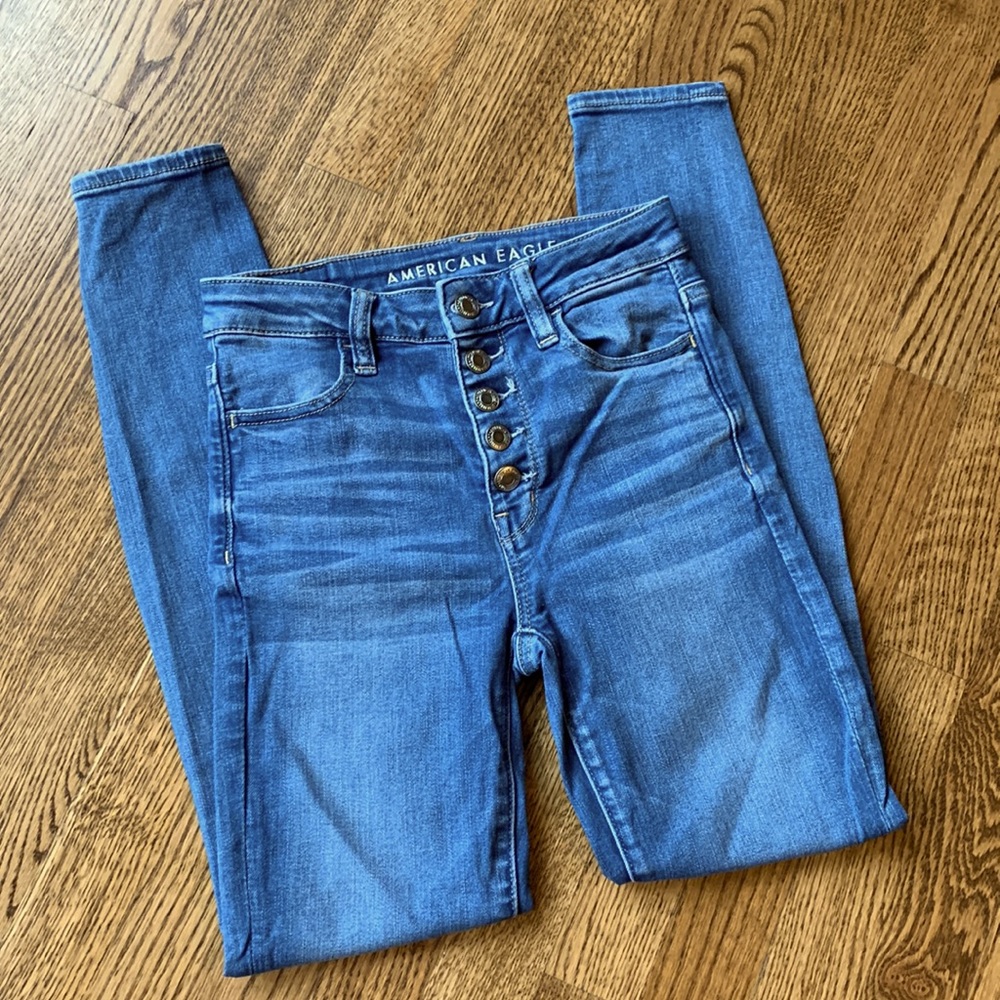 American Eagle super high rise jegging